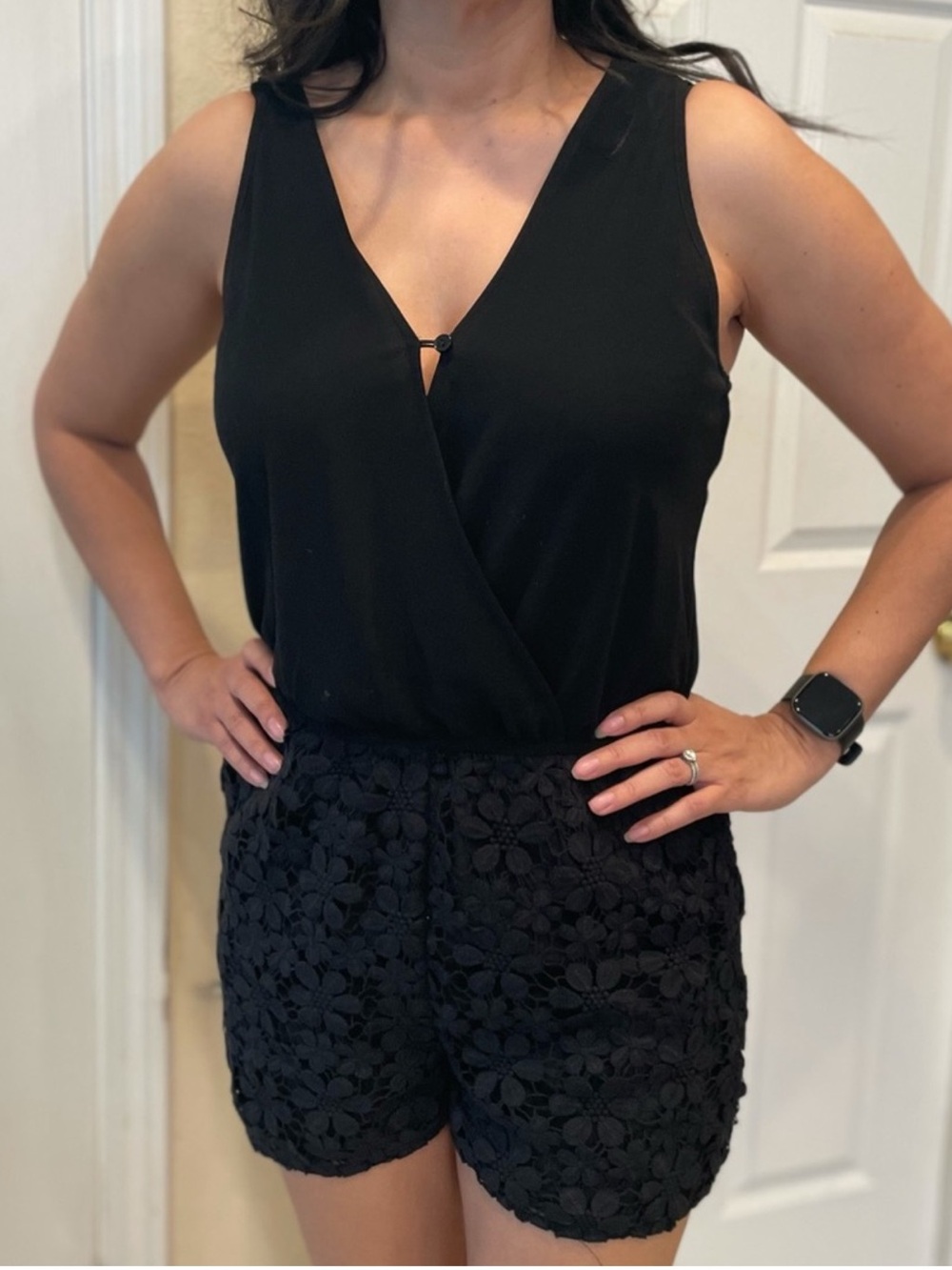 Sexy Black Romper